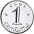 Moeda, França, Épi, Centime, 2001, Paris, BU, MS(65-70), Aço Inoxidável