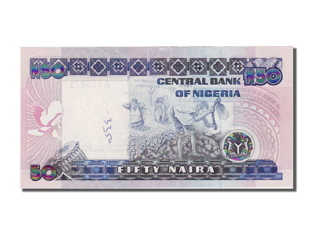 Banknote, Nigeria, 50 Naira, 1984, AU(55-58)