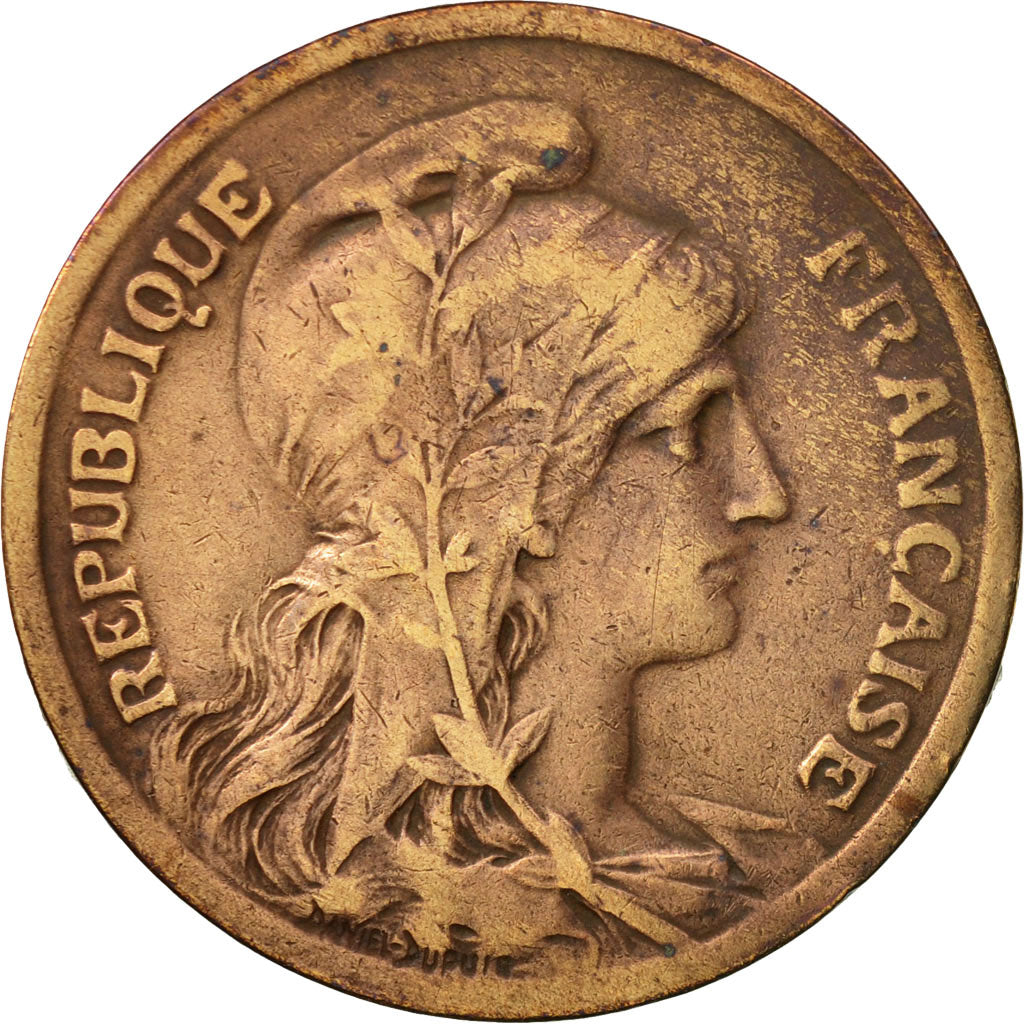 Coin, France, Dupuis, 10 Centimes, 1916, Paris, VF(30-35), Bronze, KM:843