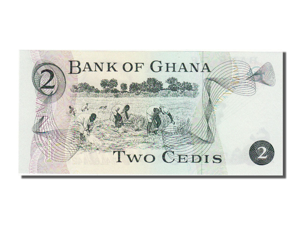 Banknote, Ghana, 2 Cedis, 1977, 1977-01-02, UNC(65-70)