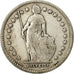 Moneta, Svizzera, Franc, 1908, Bern, MB+, Argento, KM:24