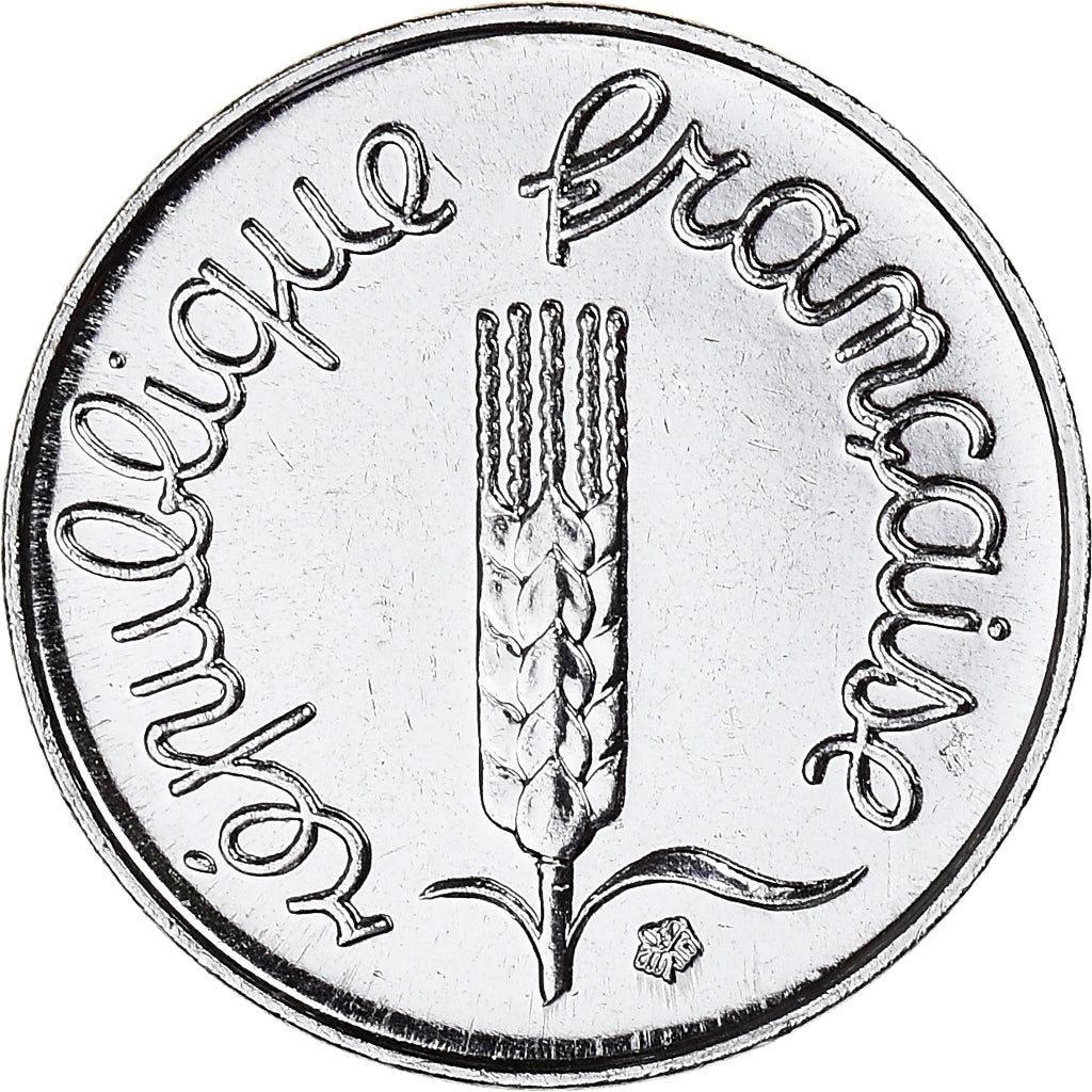 Moeda, França, Épi, Centime, 2001, Paris, BU, MS(65-70), Aço Inoxidável
