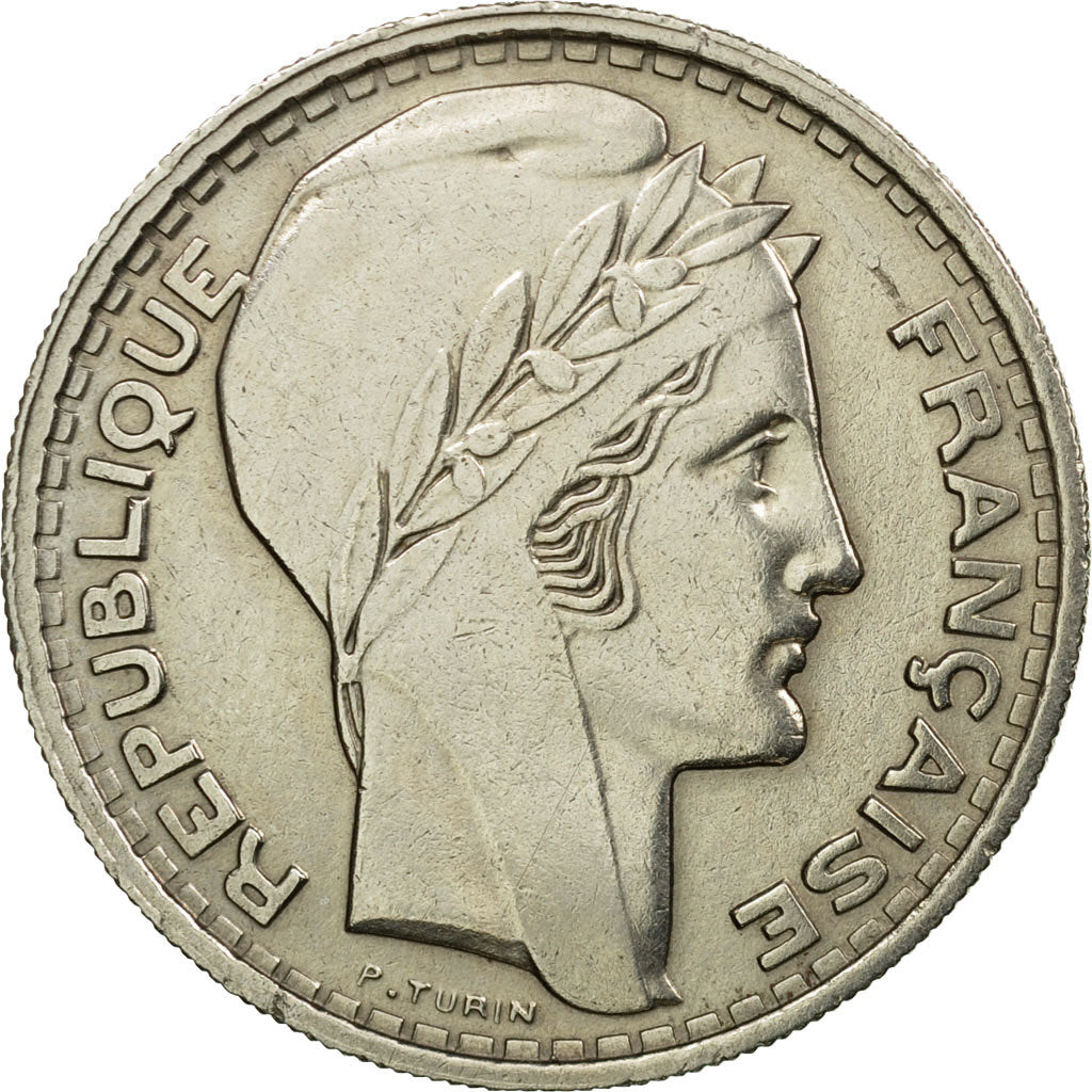 Monnaie, France, Turin, 10 Francs, 1945, Paris, TTB, Copper-nickel, Gadoury:810