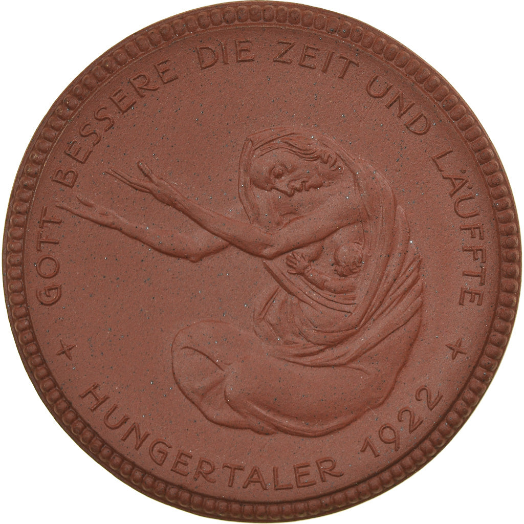 Germania, medaglia, Hungertaler, 1922, SPL, Porcellana