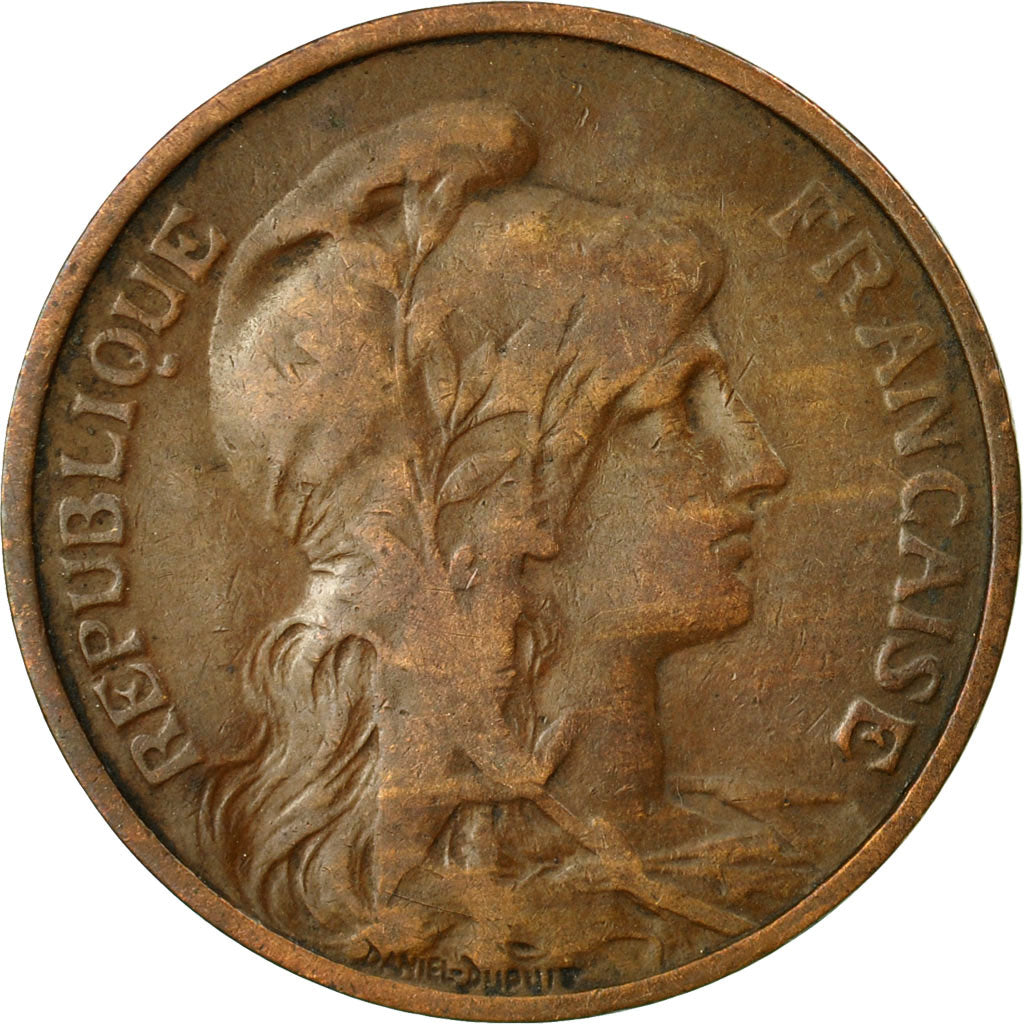 Coin, France, Dupuis, 5 Centimes, 1914, Paris, VF(20-25), Bronze, KM:842