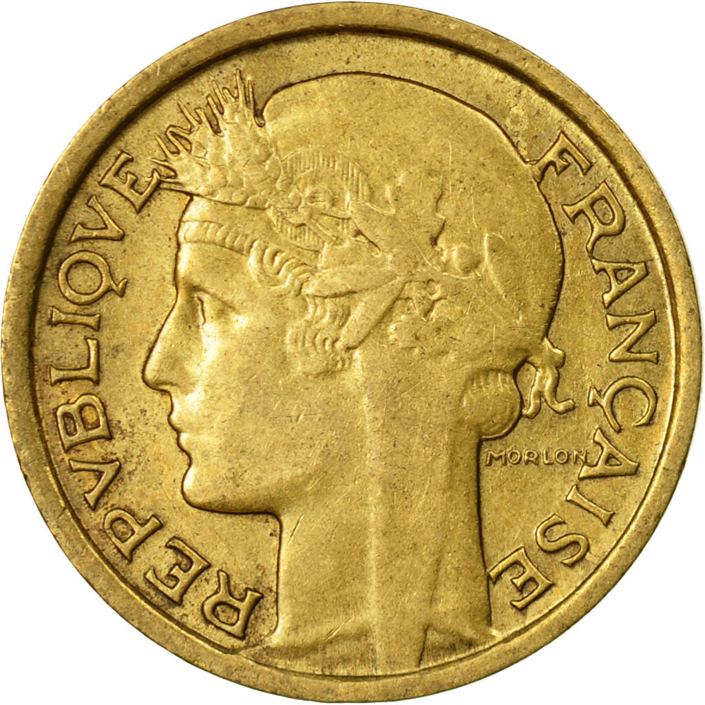 Coin, France, Morlon, 50 Centimes, 1940, Paris, EF(40-45), Aluminum-Bronze