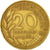 Moneda, Francia, Marianne, 20 Centimes, 1966, Paris, BC+, Aluminio - bronce
