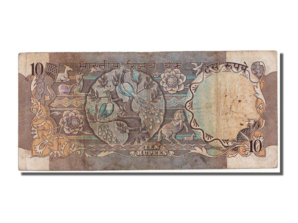 Banknote, India, 10 Rupees, KM:57b, VF(30-35)