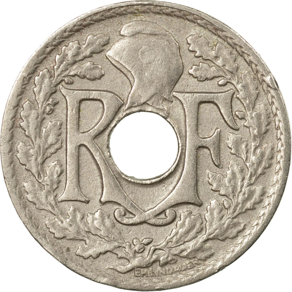 Coin, France, Lindauer, 5 Centimes, 1925, Paris, EF(40-45), Copper-nickel