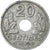 Moneda, Francia, État français, 20 Centimes, 1942, Paris, MBC, Cinc, KM:900.1