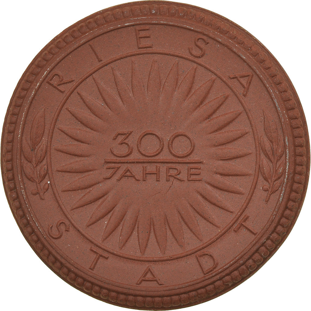 Deutschland, Medaille, Riesa, 300 Jahrfeier der Stadt, 1923, UNZ, Porcelain