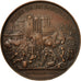 Francia, Medal, Prise de la Bastille , Donjon de Vincennes, 1844, Rogat, MBC