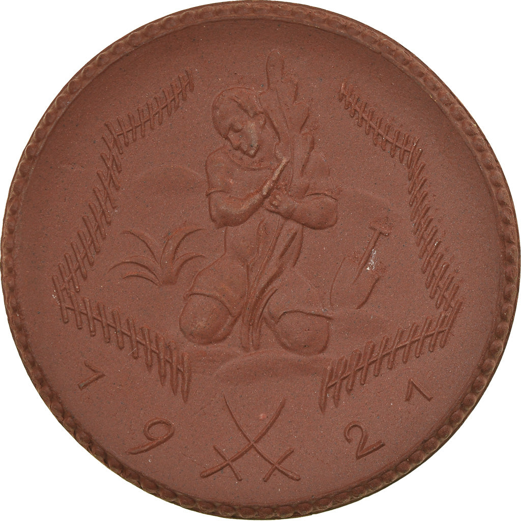 Niemcy, Medal, 10 Mark, Reichsheimstättenbund Ostsachsen, 1921, MS(63)