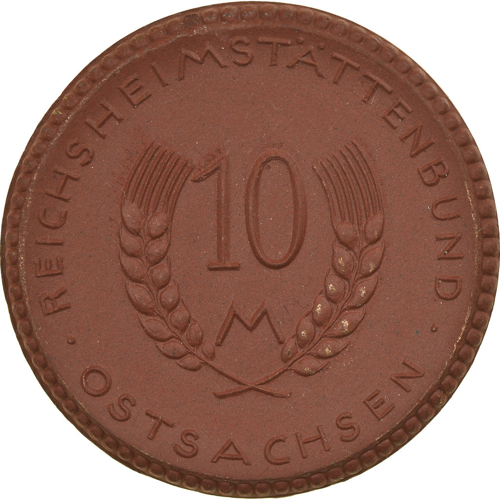 Niemcy, Medal, 10 Mark, Reichsheimstättenbund Ostsachsen, 1921, MS(63)