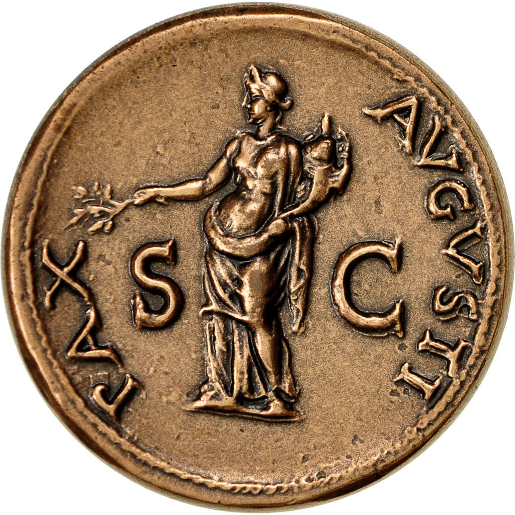 Francja, Medal, Reproduction Monnaie Antique,  Vitellius, MS(64), Miedź