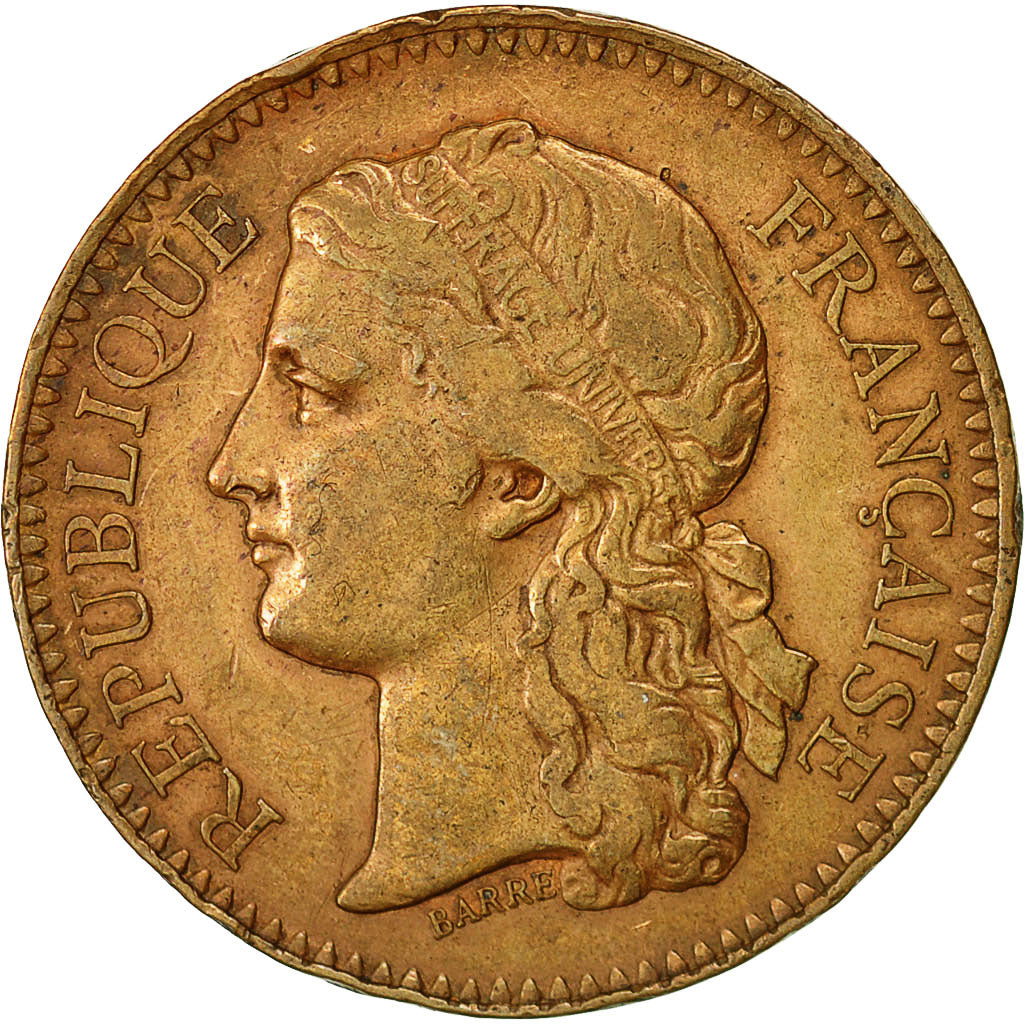Francja, medal, Exposition universelle de Paris, 1878, Miedź, Barre, EF(40-45)