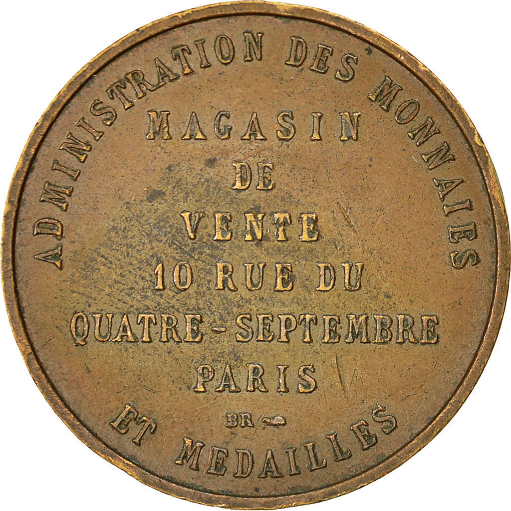 Francja, Medal, Administration des Monnaies et Médailles, EF(40-45), Bronze