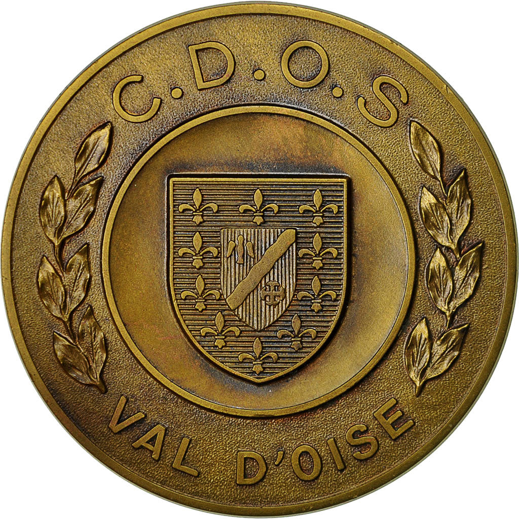 Francja, Medal, C.D.O.S, Val d'Oise, MS(63), Bronze