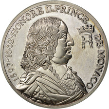 Monaco, Medal, Honoré II, Prince de Monaco (1597-1662), n.d. (1975), Silver