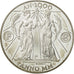 Francja, Medal, Citoyen de l'An 2000, 2000, Jimenez, MS(63), Srebro