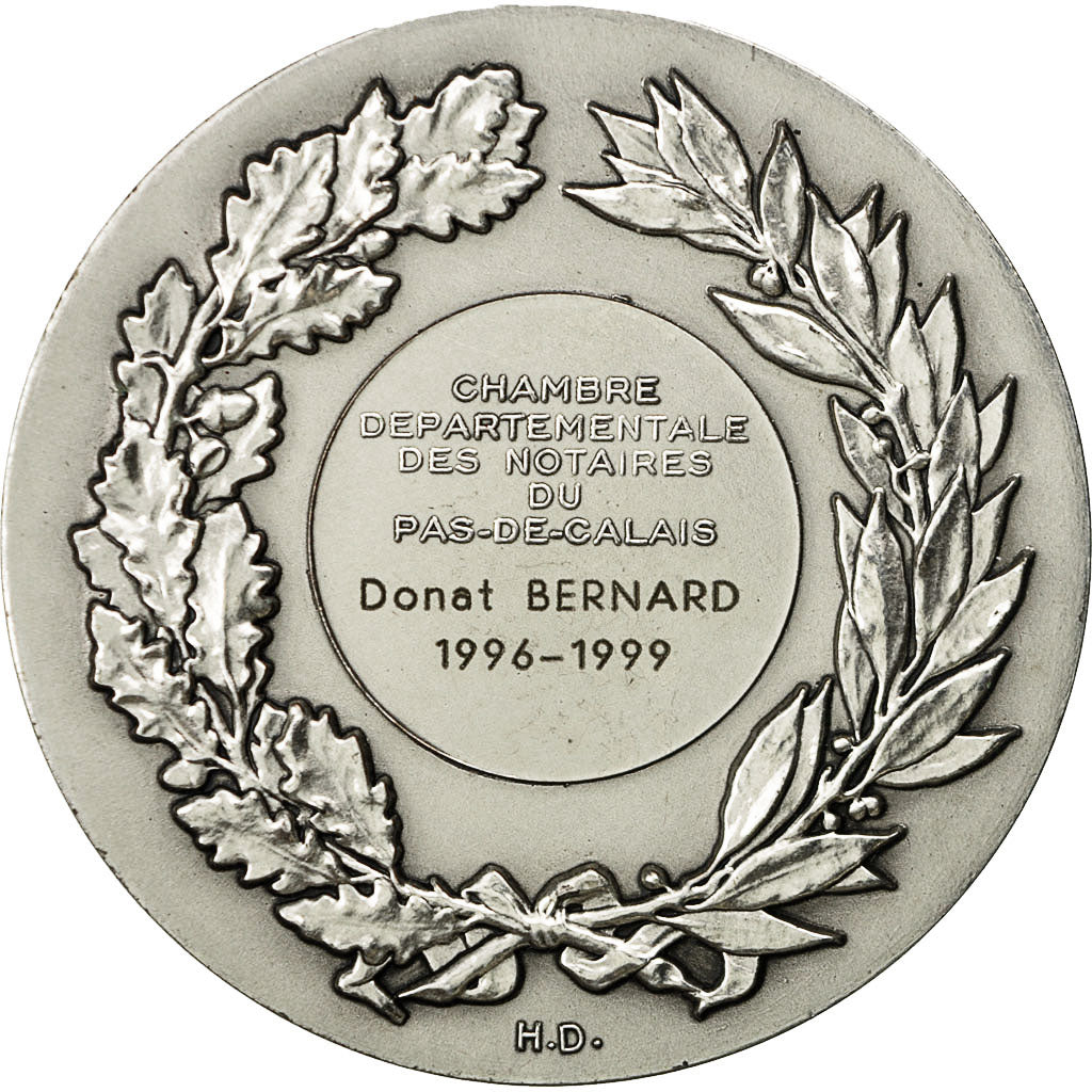 Frankreich, Medal, Chambre Départementale des Notaires du Pas de Calais, 1999