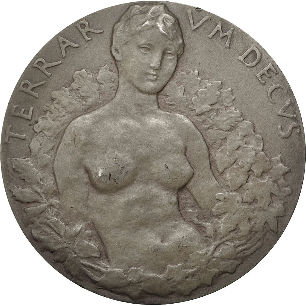 France, Medal, SAMF, Conservation des Forêts, 1904, Silver, Cros, MS(60-62)