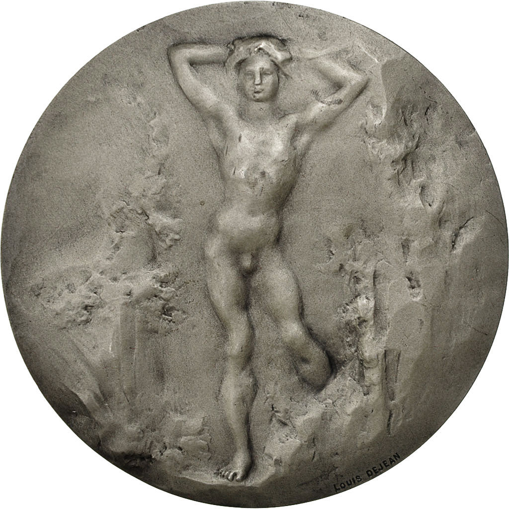 France, Medal, SAMF, Adolescents, 1909, Silver, Dejean, MS(60-62)