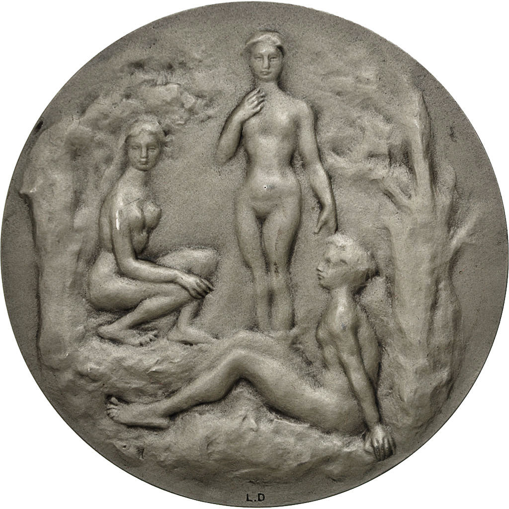 France, Medal, SAMF, Adolescents, 1909, Silver, Dejean, MS(60-62)