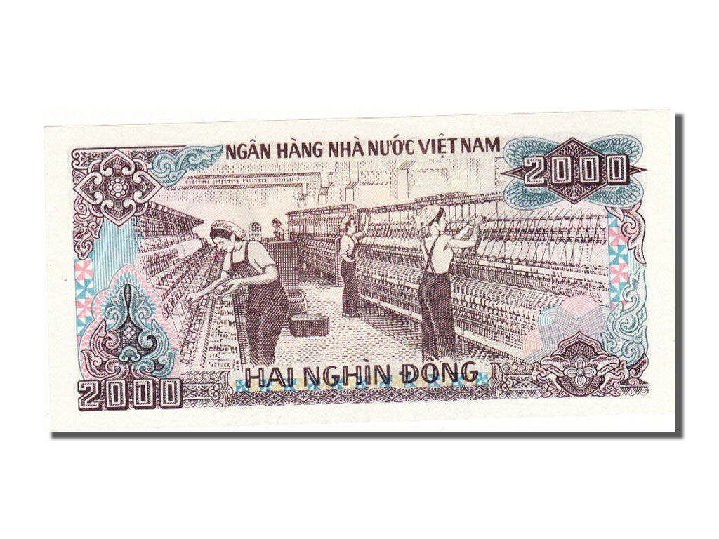 Billete, 2000 Dông, 1988, Vietnam, UNC