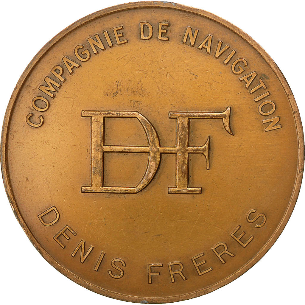 Francia, Medal, St François d'Assise, Compagnie de Navigation Denis, Cochet