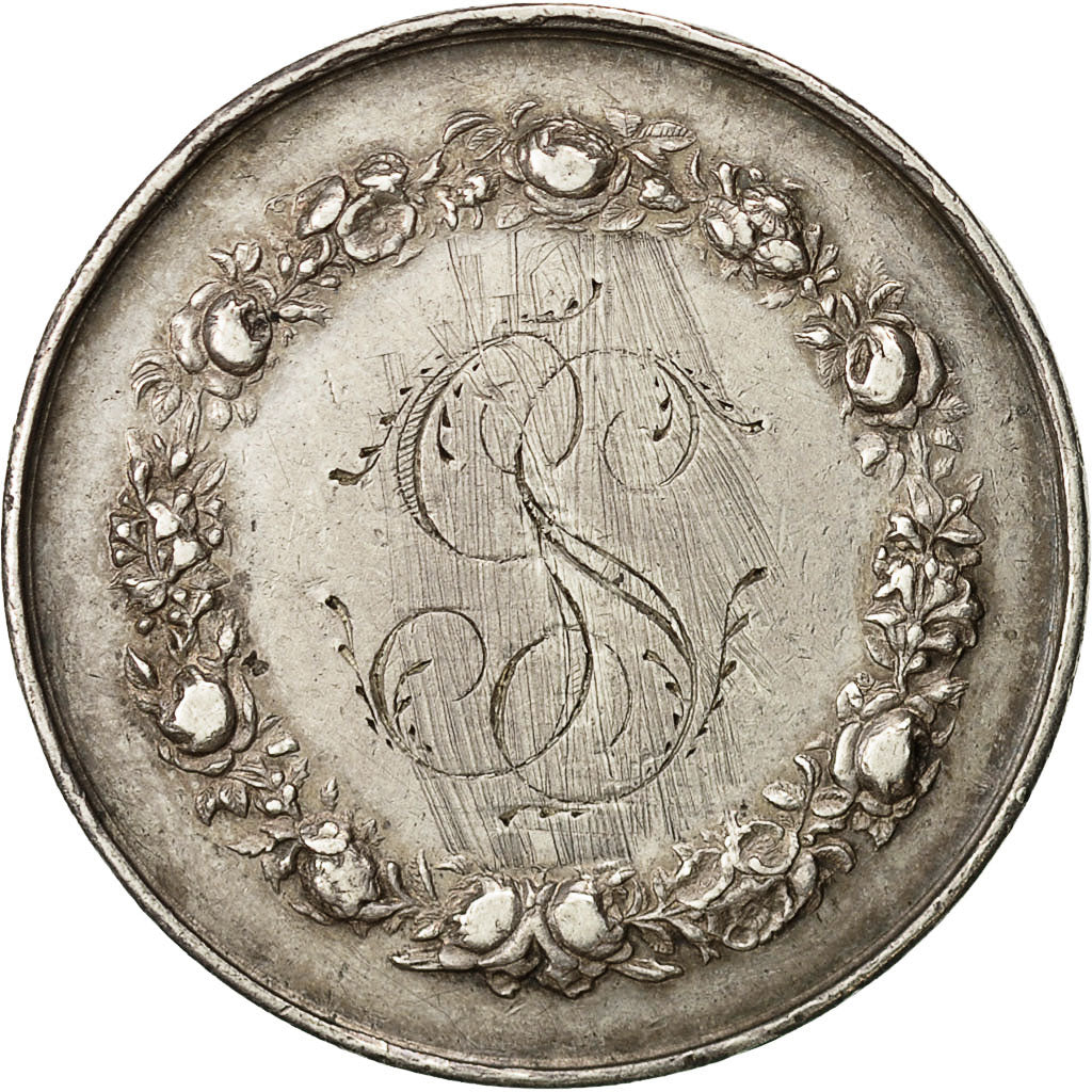 Francja, Medal, Mariage Chrétien, Pingret, AU(50-53), Srebro
