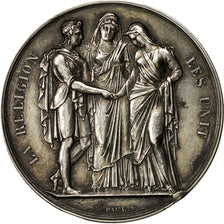France, Medal, Mariage, La Religion les Unit, Depaulis, AU(55-58), Silver