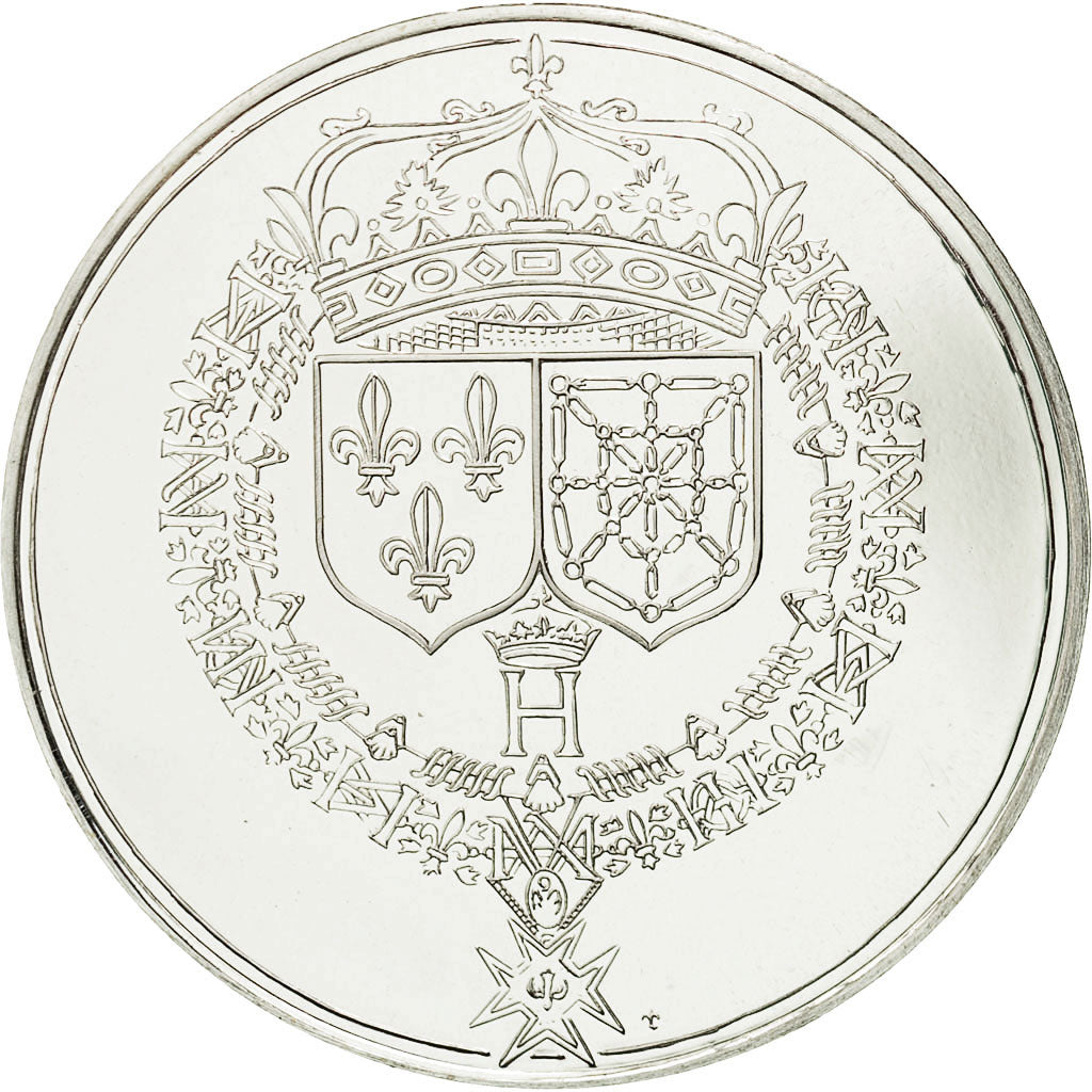 France, Medal, Roi de France, Henri IV, MS(64), Silver