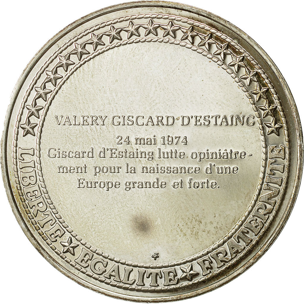 Francja, Medal, Les Présidents de la République, Valery Giscard d'Estaing