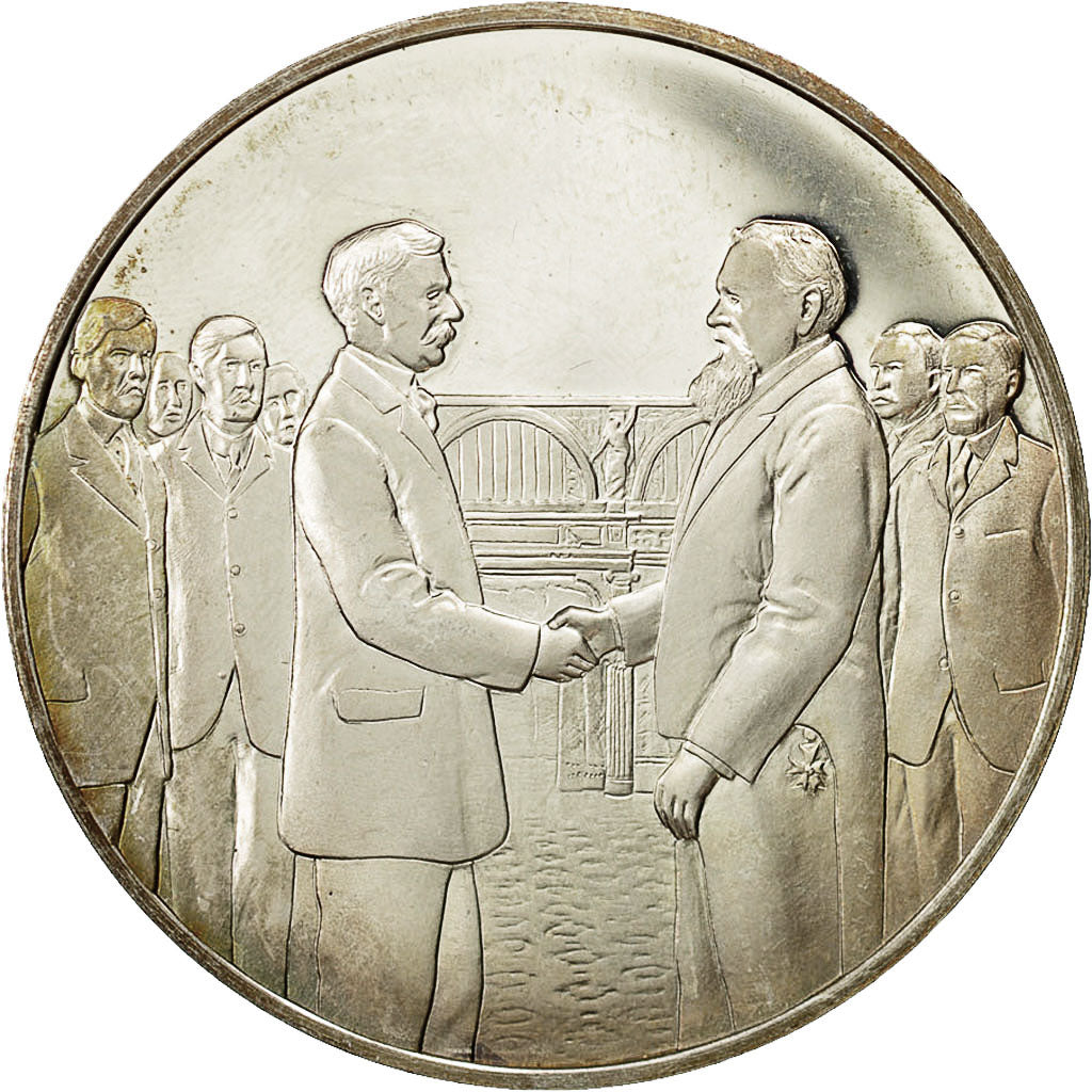 Francja, Medal, Les Présidents de la République, Armand Fallières, MS(64)