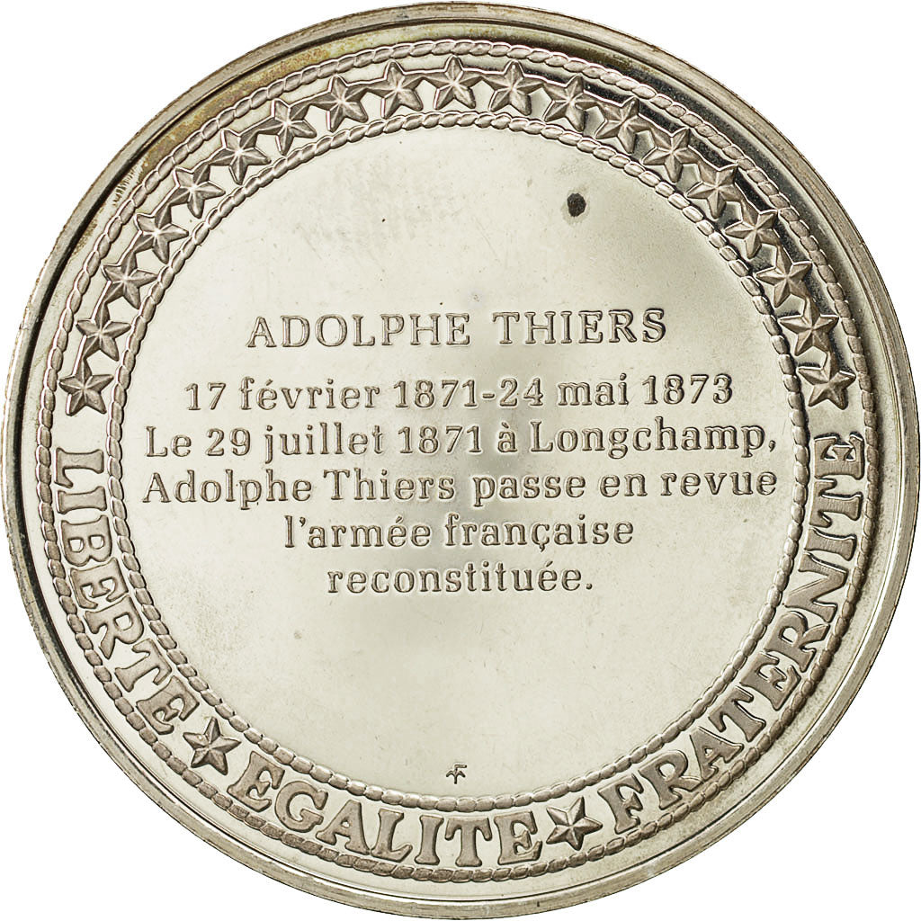 Francja, Medal, Les Présidents de la République, Adolphe Thiers, MS(64)