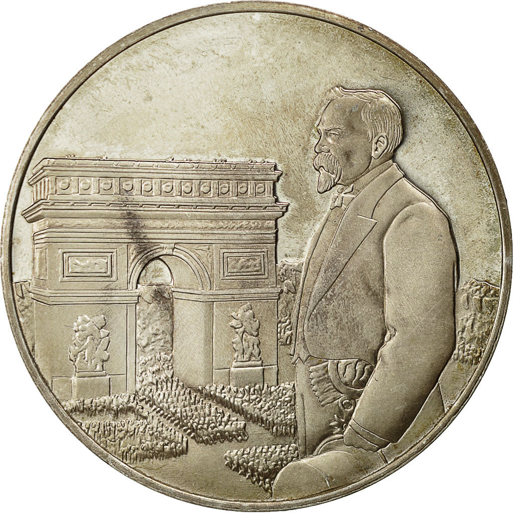 Frankreich, Medal, Les Présidents de la République, Raymond Poincaré, UNZ+