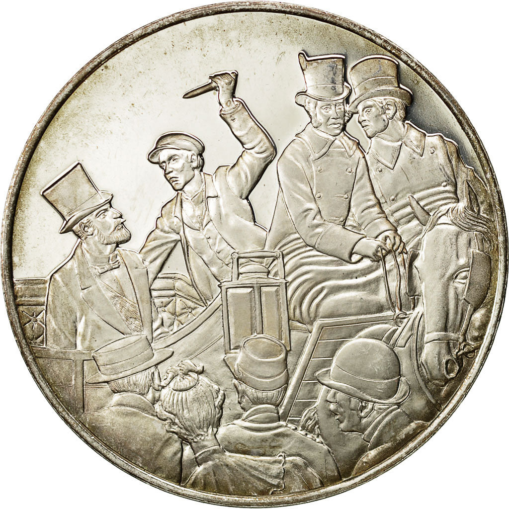 France, Medal, Les Présidents de la République, Sadi Carnot, MS(64), Silver