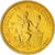 France, Medal, Révolution Française, Droits de l'Homme, MS(65-70), Gilt Bronze