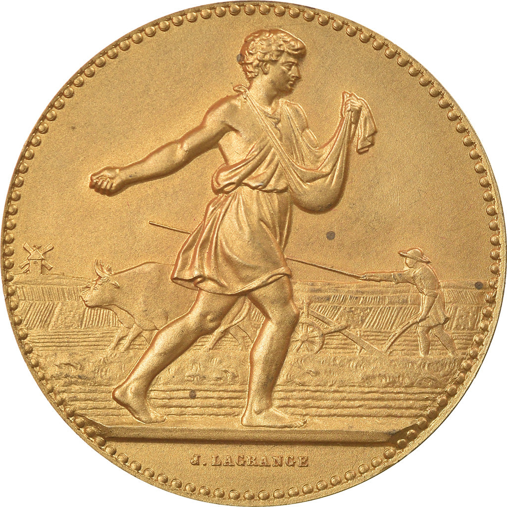 Francia, medalla, République Française, Ministère de l'agriculture, Lagrange