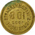 Francia, Token, 10 Centimes, Société des Commerçants de Dunkerque, 1922, BB