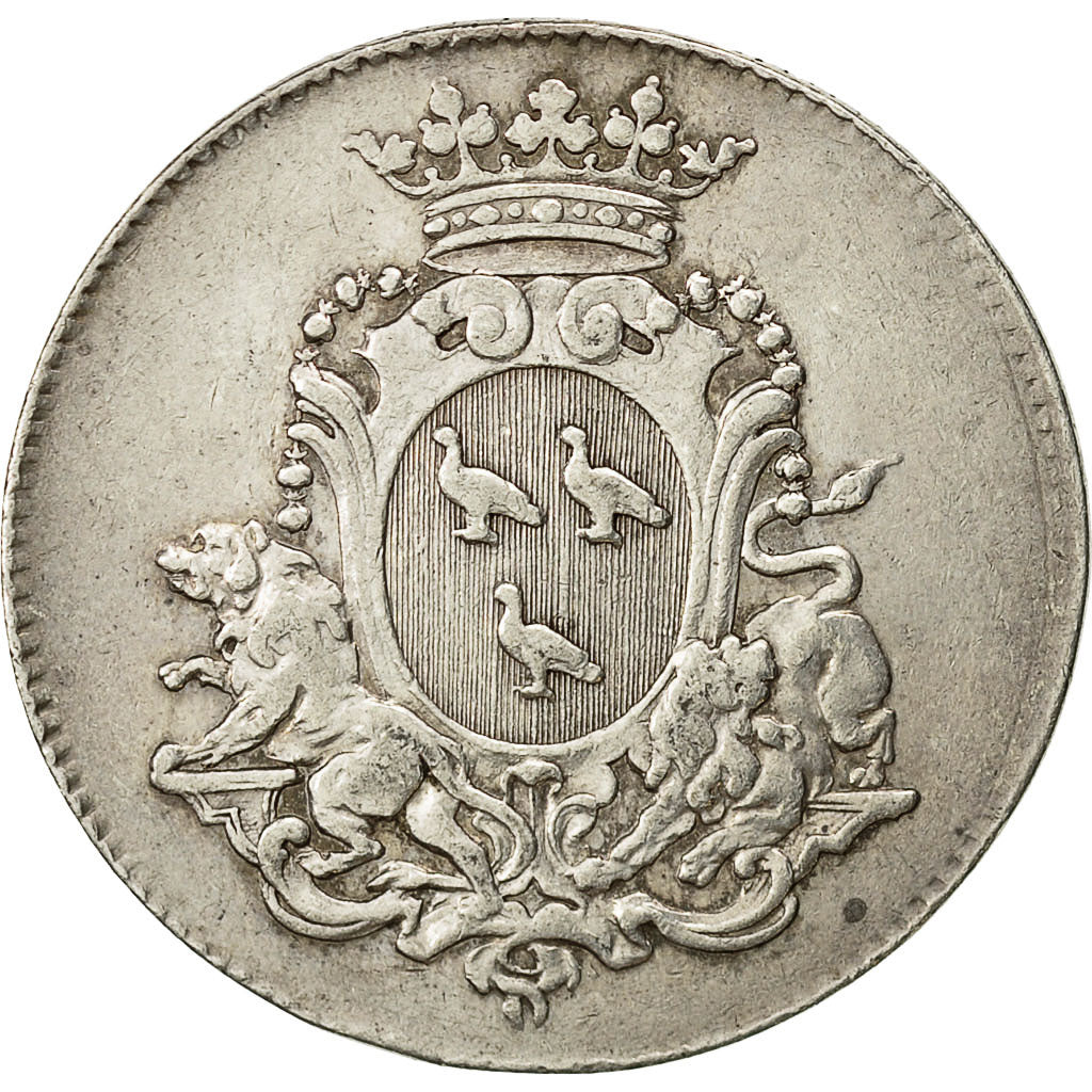 Frankreich, betaalpenning, Noblesse de Bretagne, Famille Loz, Silber, SS+