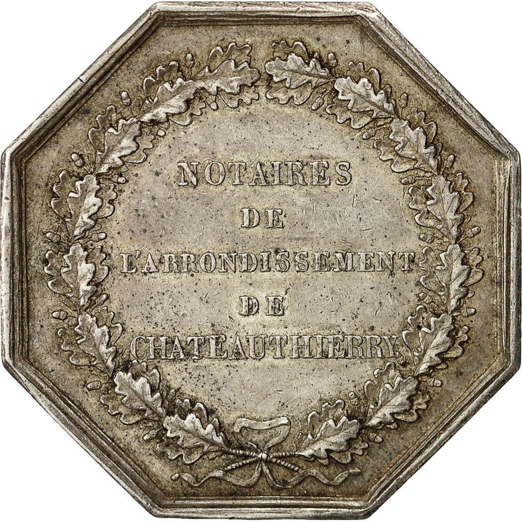 Francja, Token, Notariusz, Arrondissement de Château-Thierry, Undated, Dubois