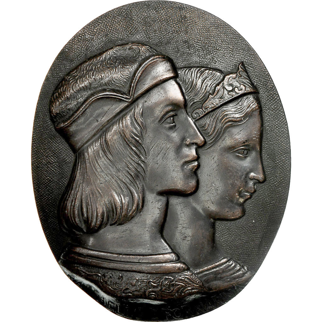 Italië, Medaille, Raphael and La Fornarina, Bronzen, PR
