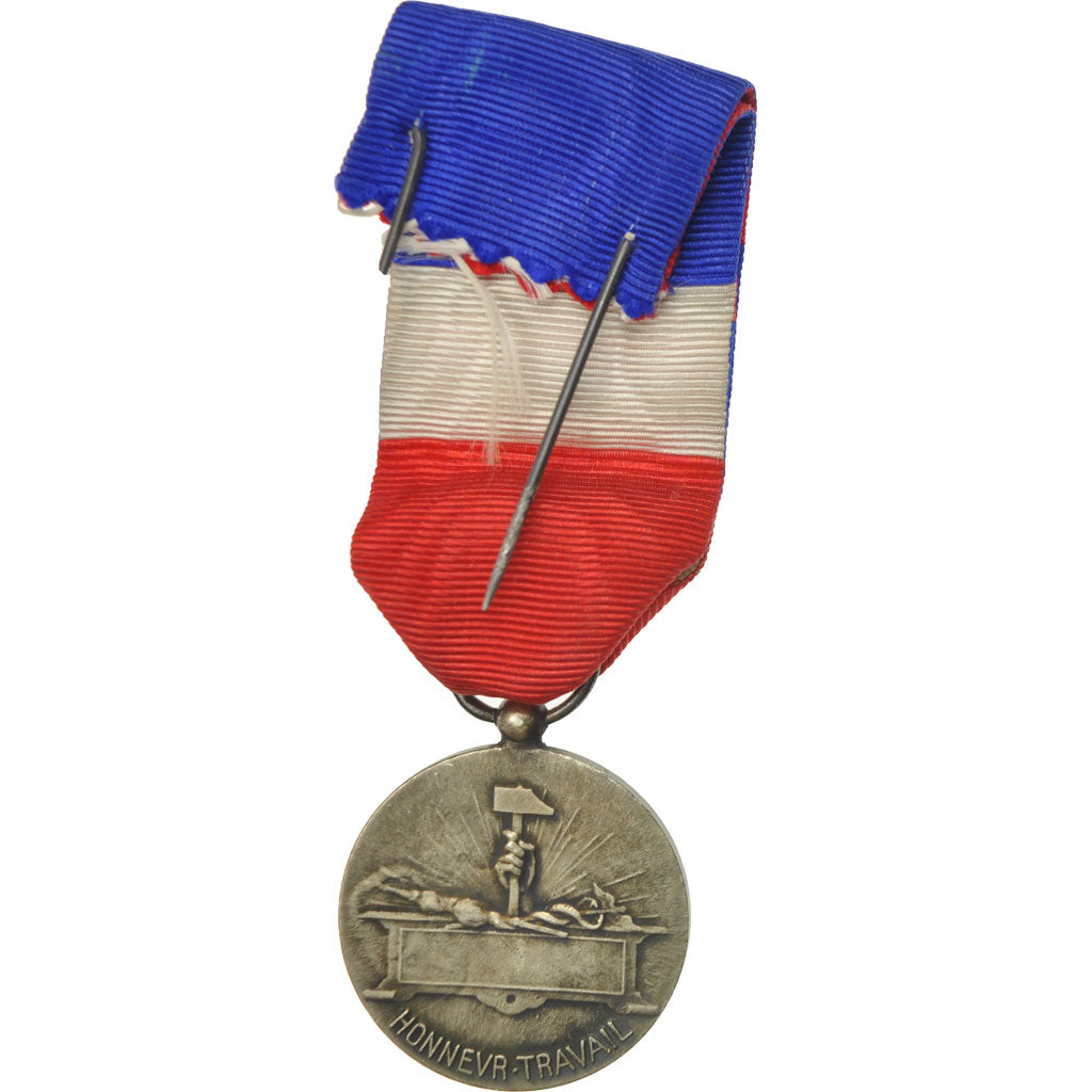 France, Honneur-Travail, République Française, Medal, Very Good Quality