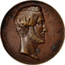 France, Medal, Passing through the Iron Gates, 1839, Copper, Borrel, AU(50-53)