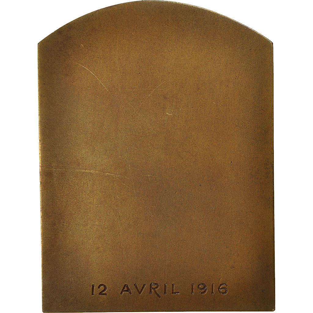 Algeria, Medal, Les Héros d'Afrique, L'Algérienne, 1916, Ebstein, AU(55-58)