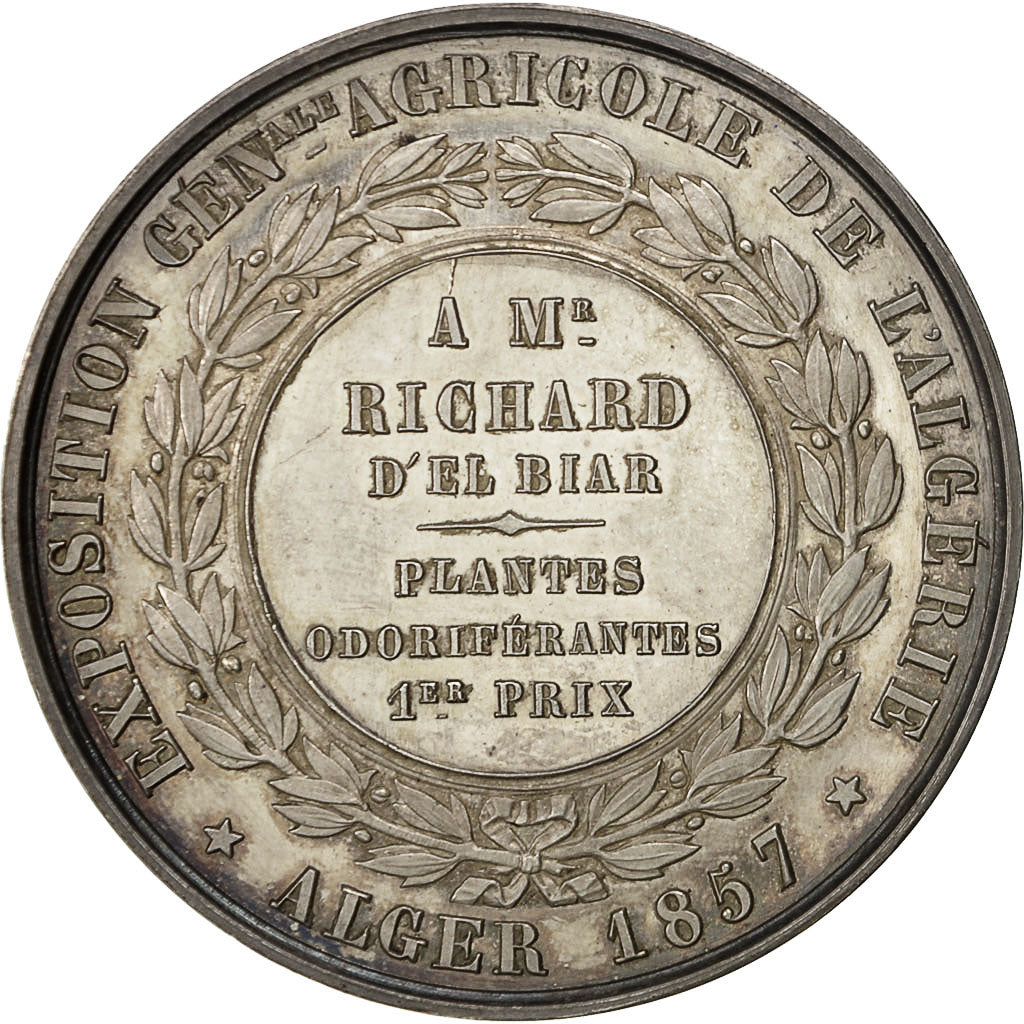 Frankreich, Medaille, 1857, Silber, UNZ