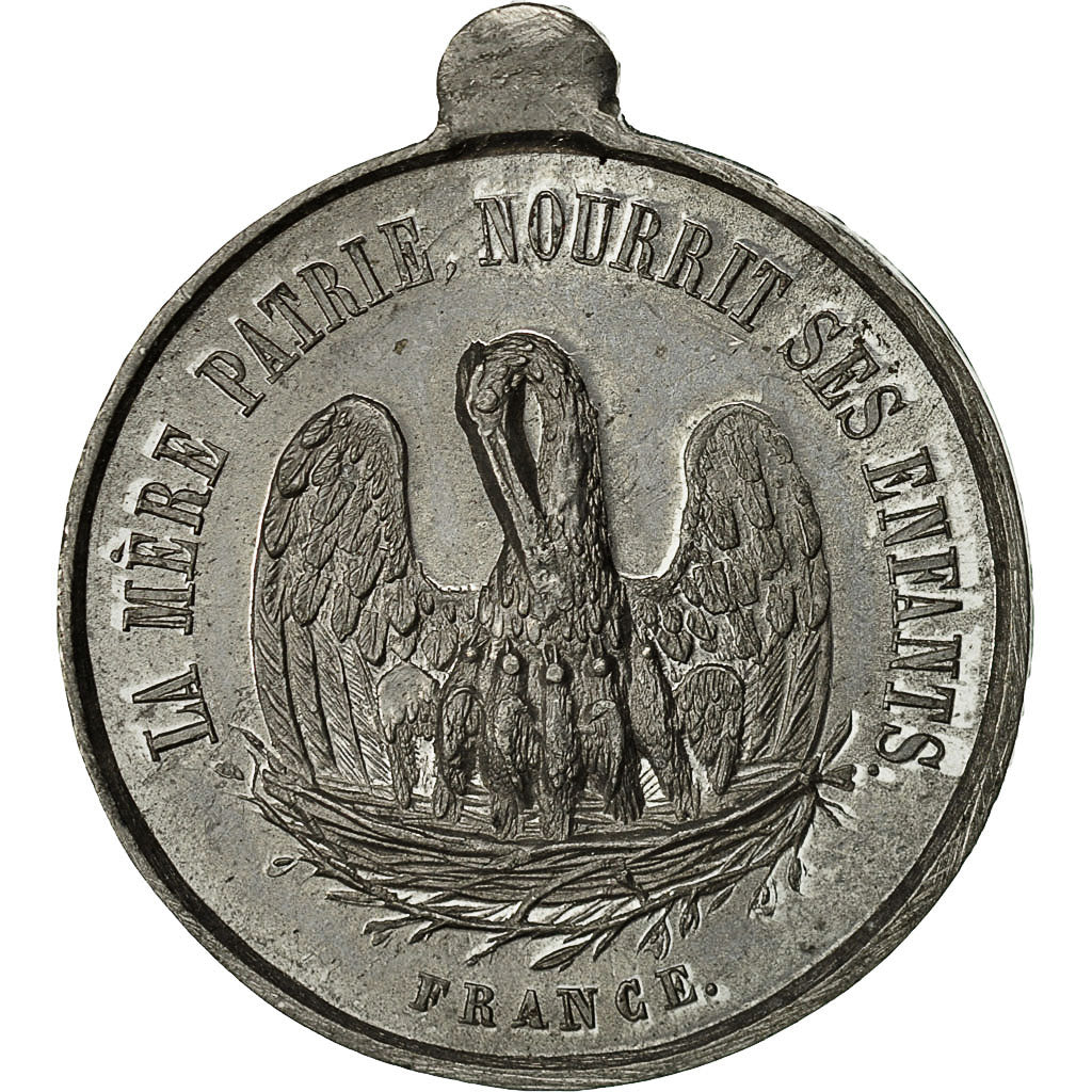 France, Médaille, Décret de Colonisation de l'Algérie, 1848, Etain, SUP