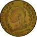 France, Alhambra, 1 Franc, n.d., AU(50-53), Brass
